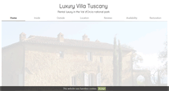 Desktop Screenshot of luxuryvillatuscany.com