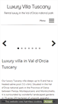 Mobile Screenshot of luxuryvillatuscany.com